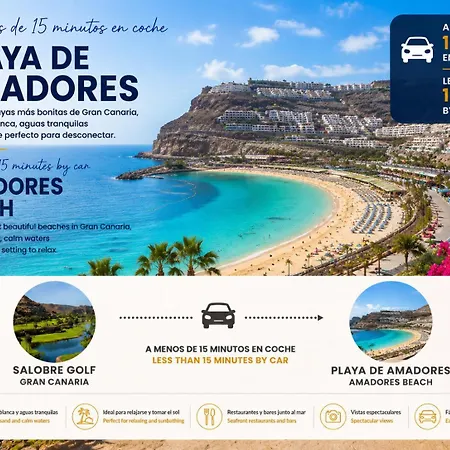 Villa Trilux, Heated Pool, Golf Resort, Bbq Salobre (Gran Canaria)