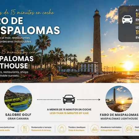 Villa Trilux, Infinity Pool, Jacuzzi, Bbq Salobre (Gran Canaria)